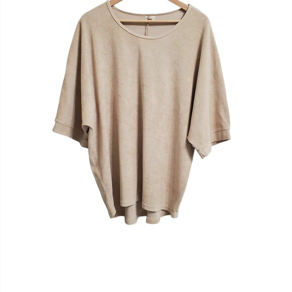 The Simple Folk Womens Oversized Terry Top Size 14 Ecru Organic Cotton - Picture 5 of 12